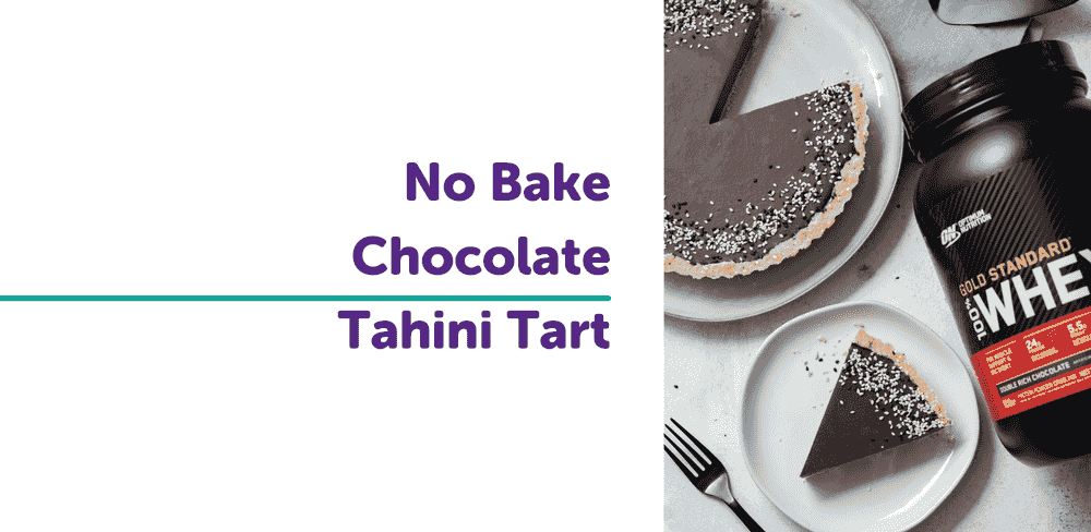 No Bake Chocolate Tahini Tart
