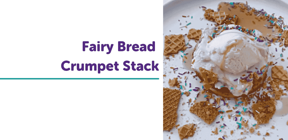 Fairy Bread Crumpet Stack | Healthy Recipes | Elitesupps.com.au