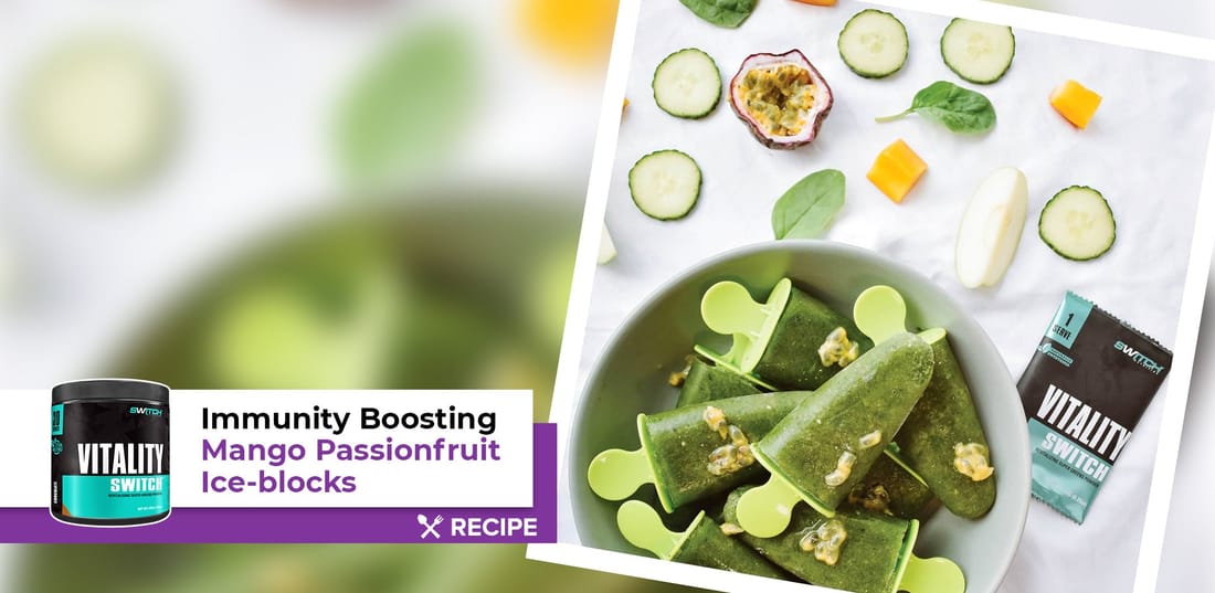 Mango Passion Ice-Blocks with Vitality Switch
