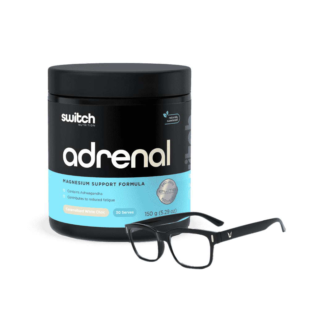 Adrenal Switch + FREE Blue Light Glasses