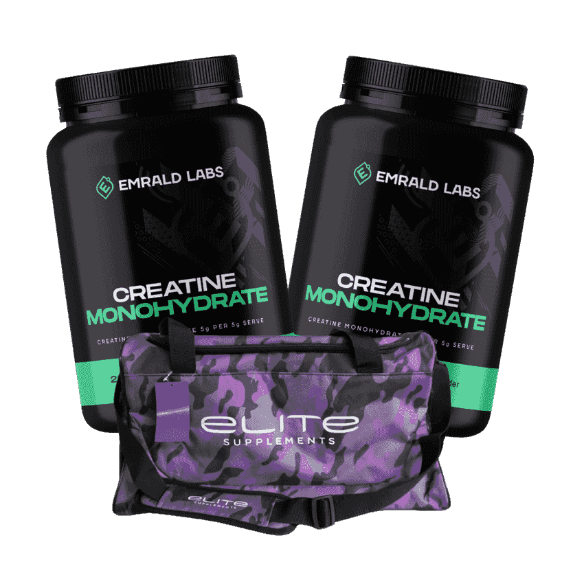 Creatine Twin Pack + FREE Duffle Bag