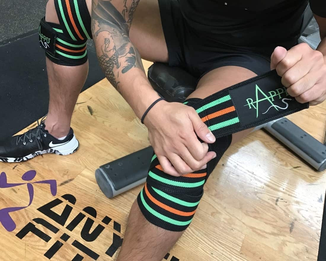 Rapp'd Heavy Duty Black Knee Wrap 2.0m