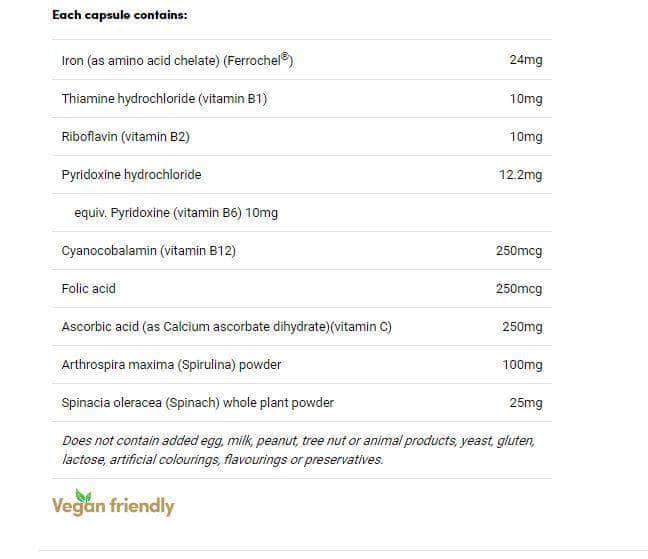 Herbs of Gold Organic Iron Max