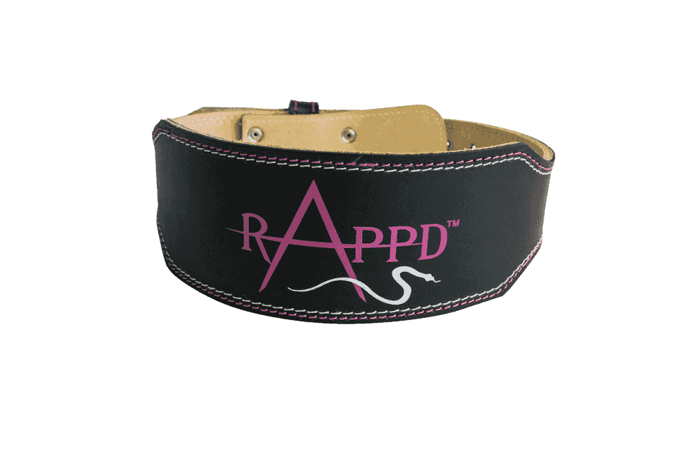 Rapp'd 4" Leather Weight Lifting Belt