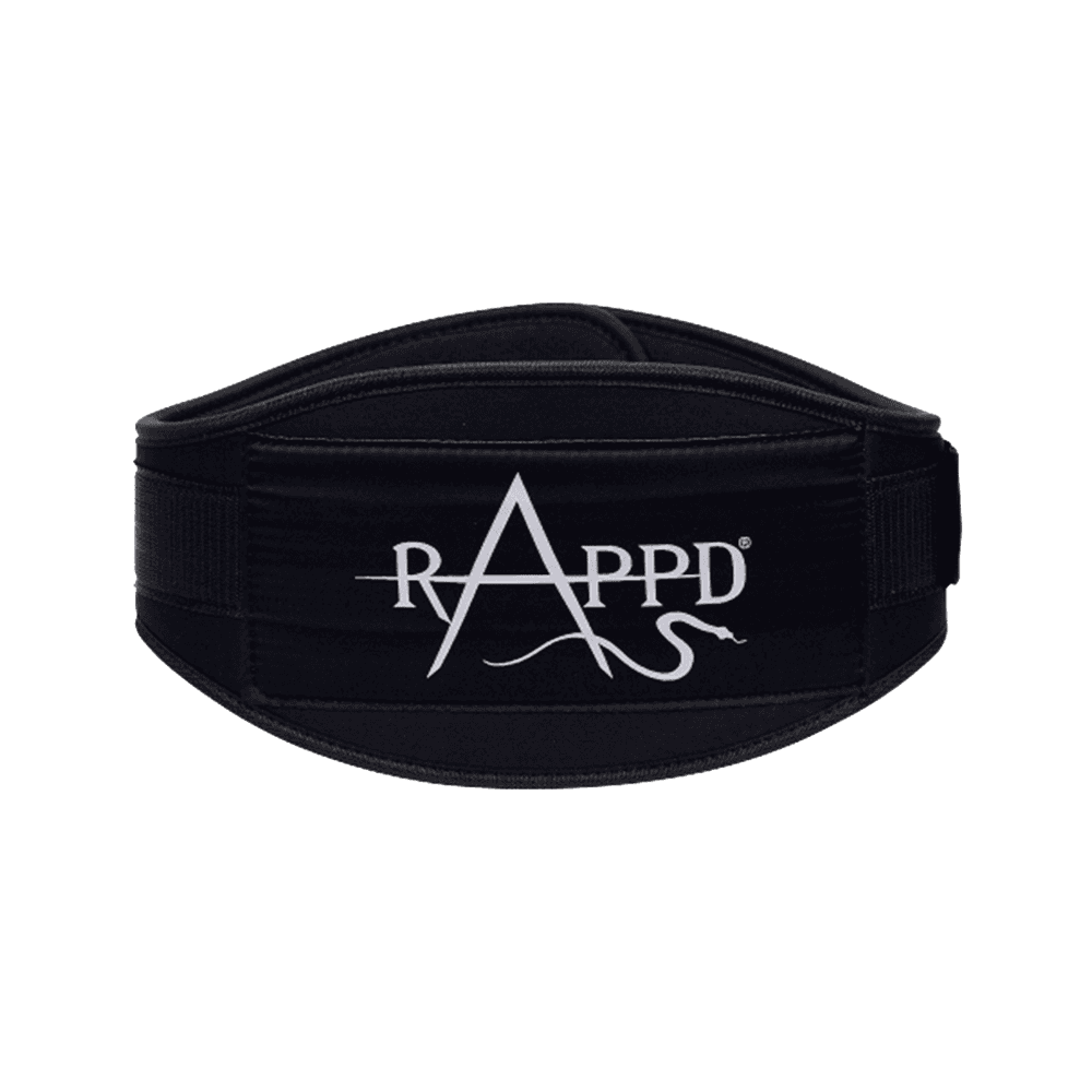 Rapp'd 4" Neoprene Belt Black
